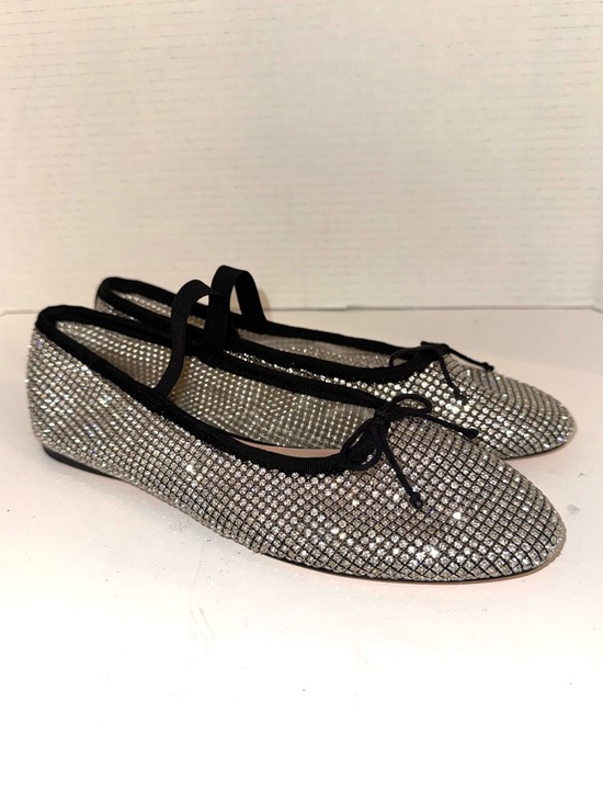 Loeffler Randall Shoes - Loeffler Randall Leonie Crystal Mesh Mary Jane Flats